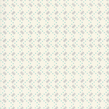 Time And Again 23367-21 Flour - Aqua by Linzee Kull McCray from Moda Fabrics