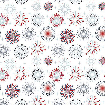 Stars and Stripes Forever C15711-WHITE by Lori Whitlock for Riley Blake Designs