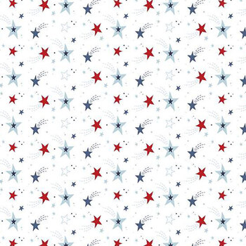 Stars and Stripes Forever C15712-WHITE by Lori Whitlock for Riley Blake Designs