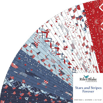 Stars and Stripes Forever  Rolie Polie by Lori Whitlock for Riley Blake Designs