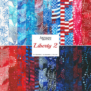 Liberty 2 - Artisan Batiks  Ten Square from Robert Kaufman Fabrics