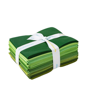Confetti Cottons  12 FQ Set - Green from Riley Blake Designs