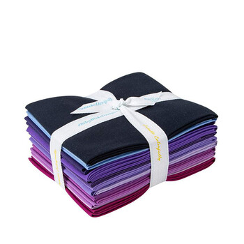 Confetti Cottons  12 FQ Set - Purple from Riley Blake Designs