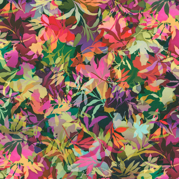 Artful Blooms 22688-445 Hummingbird from Robert Kaufman Fabrics