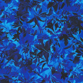 Artful Blooms 22688-74 Sapphire from Robert Kaufman Fabrics