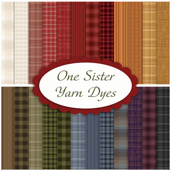 One Sister Yarn Dyes  Yardage by Janet Rae Nesbitt from Henry Glass Fabrics