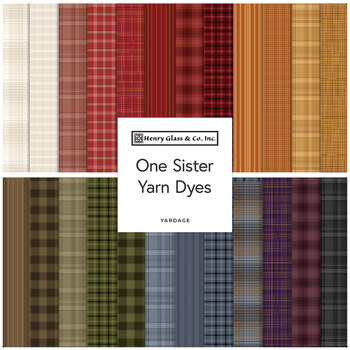 One Sister Yarn Dyes  Yardage by Janet Rae Nesbitt for Henry Glass Fabrics