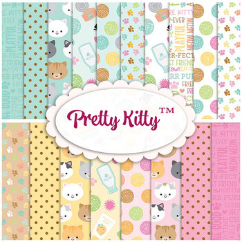 Pretty Kitty™  Yardage by Doodlebug Design Inc. from Riley Blake Designs