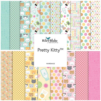 Pretty Kitty™  Yardage by Doodlebug Design Inc. for Riley Blake Designs