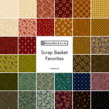 Scrap Basket Favorites  Yardage by Kim Diehl for Henry Glass Fabrics