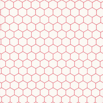 Bee Backgrounds C6387-RED by Lori Holt for Riley Blake Designs