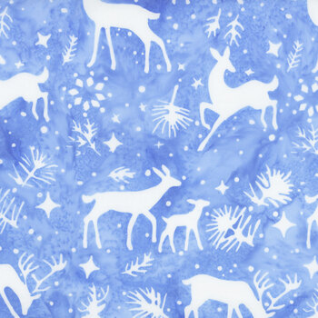 Snowed In 122326515 Blue Chambray from Island Batik