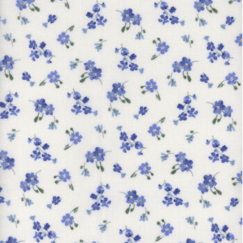 Bees & Blooms 89286-147 White by Danhui Nai for Wilmington Prints