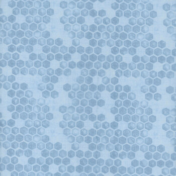 Bees & Blooms 89287-444 Blue by Danhui Nai for Wilmington Prints