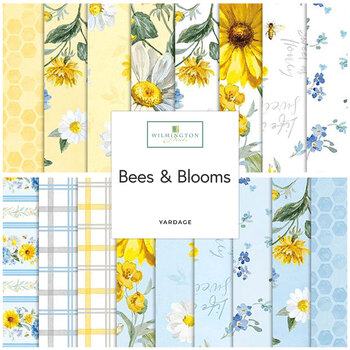 Bees & Blooms  Yardage by Danhui Nai for Wilmington Prints