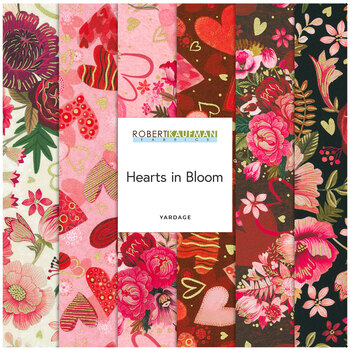 Hearts In Bloom  Yardage by Victoria Nelson for Robert Kaufman Fabrics