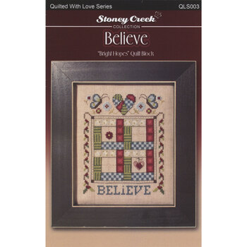Quilted With Love - Believe Cross Stitch Pattern