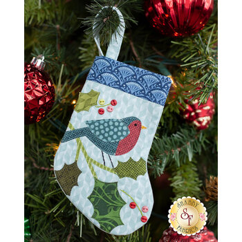 Better Not Pout Ornament Club - Holly Bird Stocking Kit