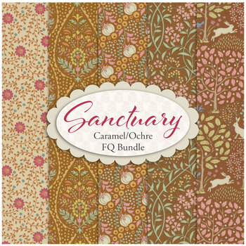 Sanctuary  5 FQ Bundle - Caramel and Ochre by Tilda