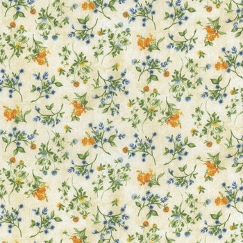 Sunflower Farm FLEUR-CD3365 Cream by Timeless Treasures Fabrics