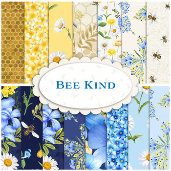 Bee Kind 12 FQ Set from Timeless Treasures Fabrics