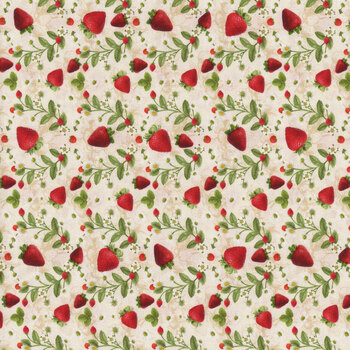 Berry Sweet FRUIT-CD3406 Ecru by Timeless Treasures Fabrics