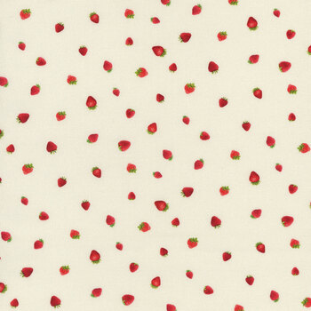 Berry Sweet FRUIT-CD3407 Cream by Timeless Treasures Fabrics