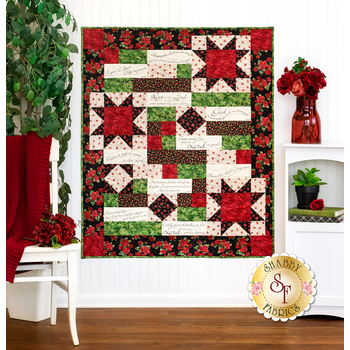  Comfort of Psalms Quilt Kit - Vintage Rose