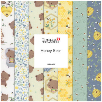 Honey Bear  Yardage by Timeless Treasures Fabrics