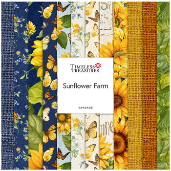 Sunflower Farm  Yardage by Timeless Treasures Fabrics