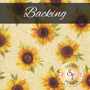  Comfort of Psalms Quilt - Sunflower Splendor - 2-2/3yd Backing