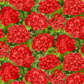 Scarlet Beauty FLEUR-CD3183 Red from Timeless Treasures Fabrics