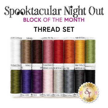  Spooktacular Night Out BOM - 16pc Thread Set - RESERVE