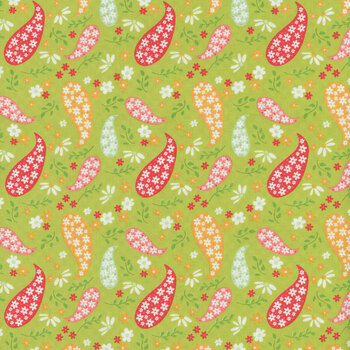 Raspberry Summer 37691-17 Lime by Sherri And Chelsi from Moda Fabrics
