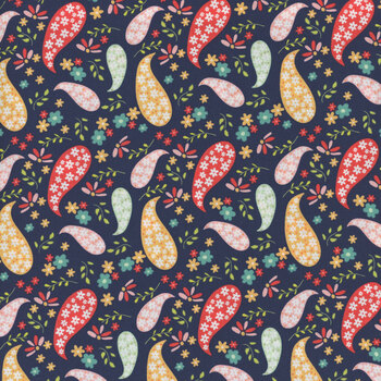 Raspberry Summer 37691-20 Blueberry by Sherri And Chelsi from Moda Fabrics