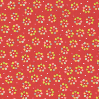 Raspberry Summer 37695-13 Raspberry by Sherri And Chelsi from Moda Fabrics