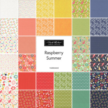 Raspberry Summer  Yardage by Sherri And Chelsi for Moda Fabrics