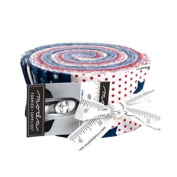 Star Spangled  Jelly Roll by April Rosenthal for Moda Fabrics - RESERVE