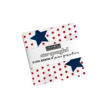 Star Spangled  Mini Charm Pack by April Rosenthal for Moda Fabrics - RESERVE