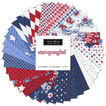 Star Spangled  Charm Pack by April Rosenthal from Moda Fabrics - RESERVE