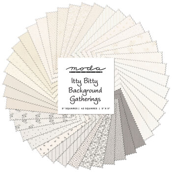 Itty Bitty Background Gatherings  Charm Pack by Primitive Gatherings from Moda Fabrics - RESERVE
