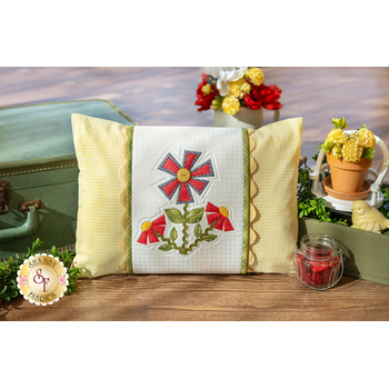 May Flowers Pillow Wrap & Cover Kit by The Whole Country Caboodle