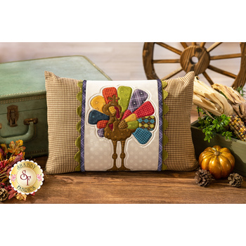  Gobble Gobble Pillow Wrap & Cover Kit by The Whole Country Caboodle