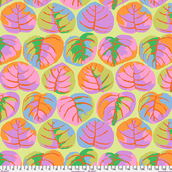 Kaffe Fassett Collective Classics Plus PWGP208.PASTEL Palm Leaves - Pastel from FreeSpirit Fabrics