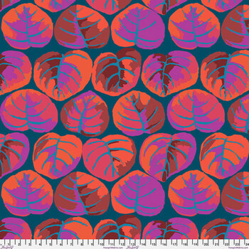 Kaffe Fassett Collective Classics Plus PWGP208.RED Palm Leaves - Red by FreeSpirit Fabrics