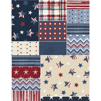 Stars of Valor 30083-431 Multi by Beth Grove for Wilmington Prints