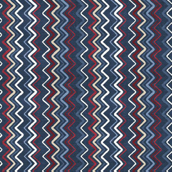 Stars of Valor 30087-431 Navy by Beth Grove from Wilmington Prints