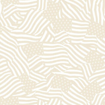 Stars of Valor 30091-212 Cream by Beth Grove for Wilmington Prints