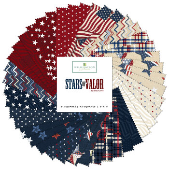 Stars of Valor  5 Karat Crystals by Beth Grove from Wilmington Prints