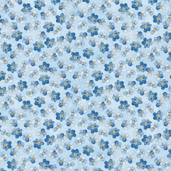 Blue Harmony 33903-440 Light Blue by Nancy Mink for Wilmington Prints